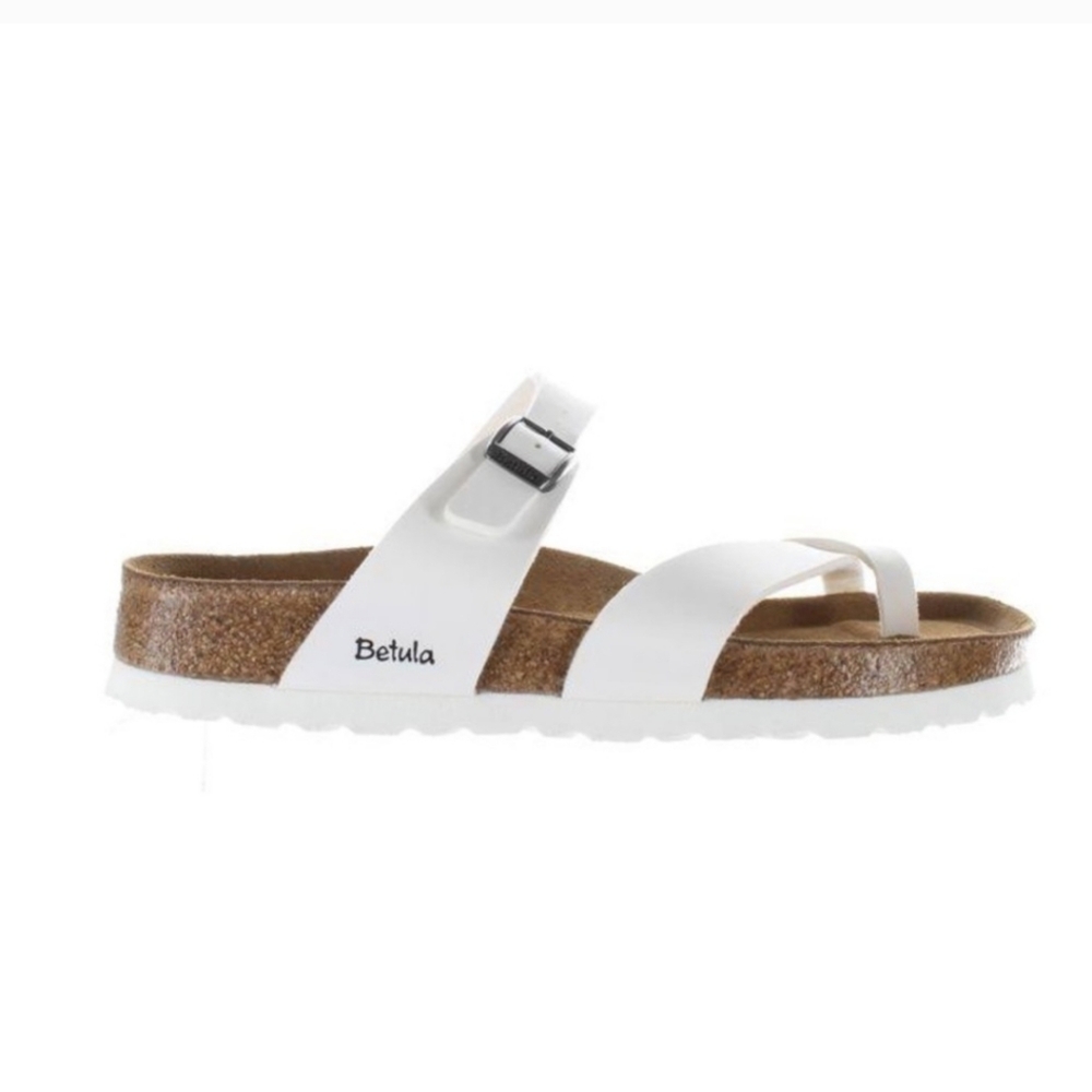 Betula by Birkenstock Mia White Sandal Size 6